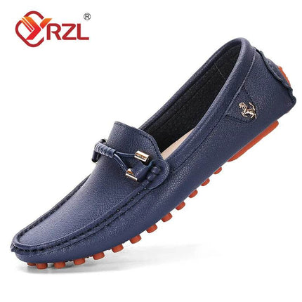 Men Handmade Business Casual Loafers - Loafers - YRZL - Mad Fly Essentials
