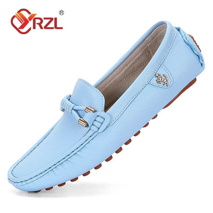 Men Handmade Business Casual Loafers - Loafers - YRZL - Mad Fly Essentials