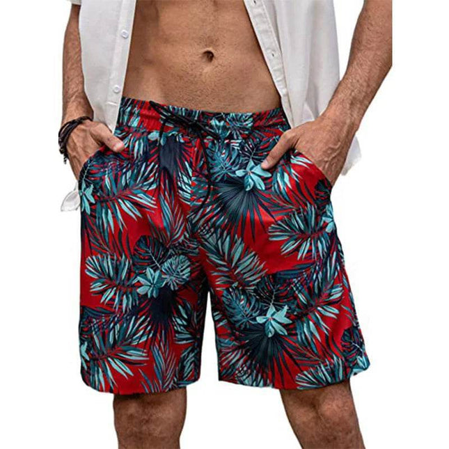 Men Hawaiian Style 3D Casual Floral Boardshorts - Boardshorts - Champrint - Mad Fly Essentials