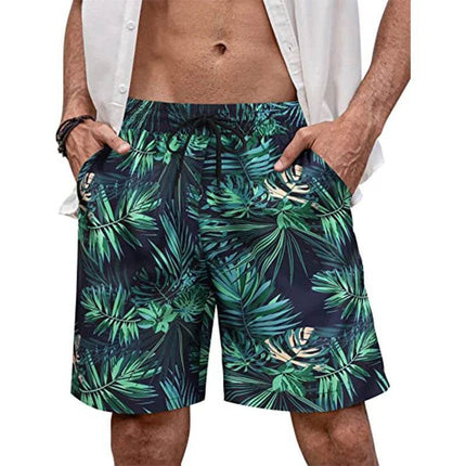 Men Hawaiian Style 3D Casual Floral Boardshorts - Boardshorts - Champrint - Mad Fly Essentials