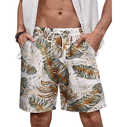 Men Hawaiian Style 3D Casual Floral Boardshorts - Boardshorts - Champrint - Mad Fly Essentials