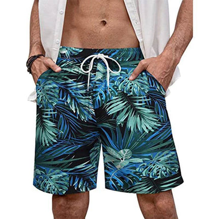 Men Hawaiian Style 3D Casual Floral Boardshorts - Boardshorts - Champrint - Mad Fly Essentials