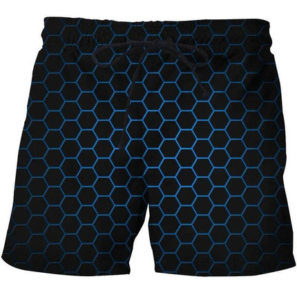 Men Hawaiian Style Psychedelic 3D Boardshorts - Boardshorts - TrendSetter - Mad Fly Essentials