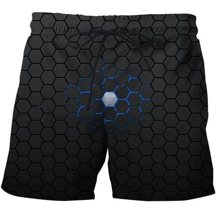 Men Hawaiian Style Psychedelic 3D Boardshorts - Boardshorts - TrendSetter - Mad Fly Essentials
