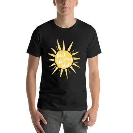 Men Here Comes the Sun Vintage T-Shirt - Shirt - Fanweilin - Mad Fly Essentials
