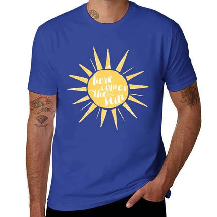 Men Here Comes the Sun Vintage T-Shirt - Shirt - Fanweilin - Mad Fly Essentials