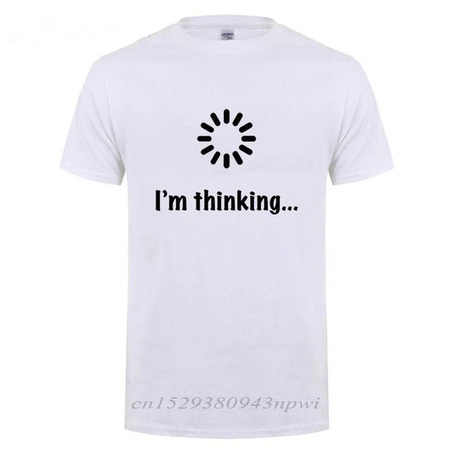 Men I'm Thinking Loading Programmer Funny Shirt - Mad Fly Essentials