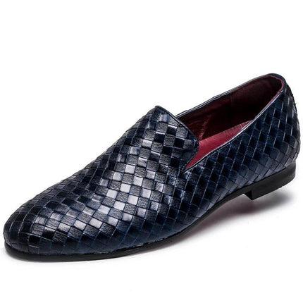 Men Italian Wave Moccasin Leather Lightweight Loafers - Loafers - BC - Mad Fly Essentials