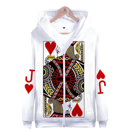 Men King Queen QJK Poker 3D Hoodies - Hoodies - Nifineo - Mad Fly Essentials
