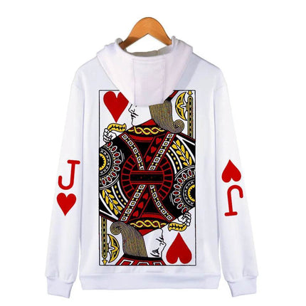 Men King Queen QJK Poker 3D Hoodies - Hoodies - Nifineo - Mad Fly Essentials
