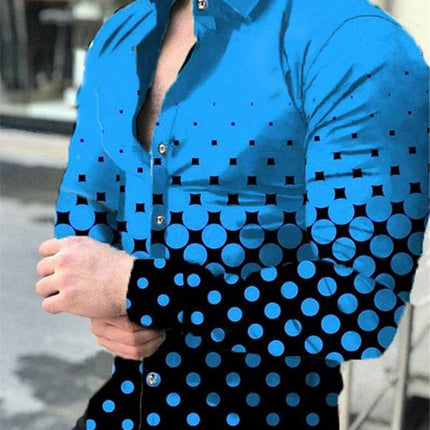 Men Long Apparel Fashion Party Hawaiian 3D Shirt - Mad Fly Essentials