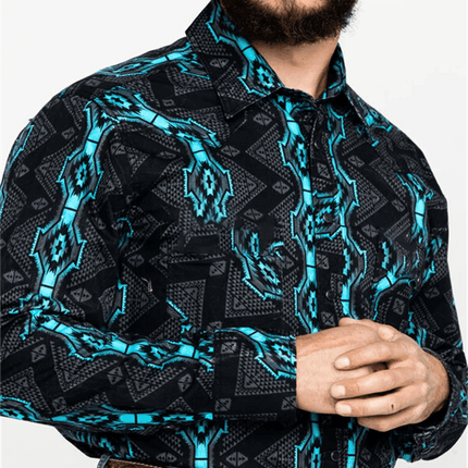 Men Western Business Casual HD Shirt - Mad Fly Essentials