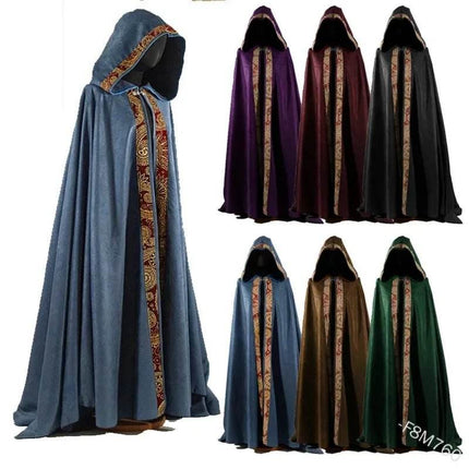 Men Medieval Gothic Cloak Vampire Costume - Costume - HaiCospl - Mad Fly Essentials