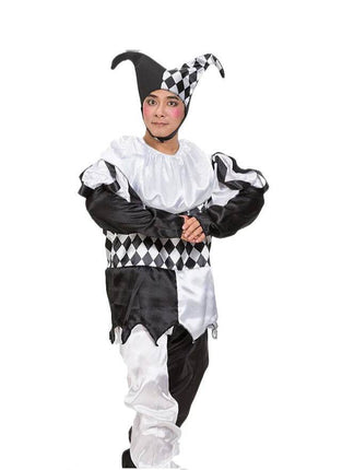 Men Medieval Joker Black Carnival Costume Set - Costume Set - Costumes Plus - Mad Fly Essentials