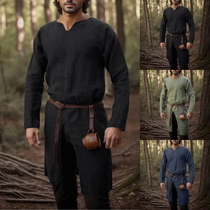 Men Medieval Pirate Cosplay Top Costume - Mad Fly Essentials