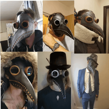 Men Medieval Plague Doctor Costume Set - Costume Set - Cavalaria Costumes - Mad Fly Essentials