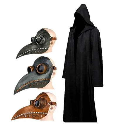 Men Medieval Plague Doctor Costume Set - Costume Set - Cavalaria Costumes - Mad Fly Essentials
