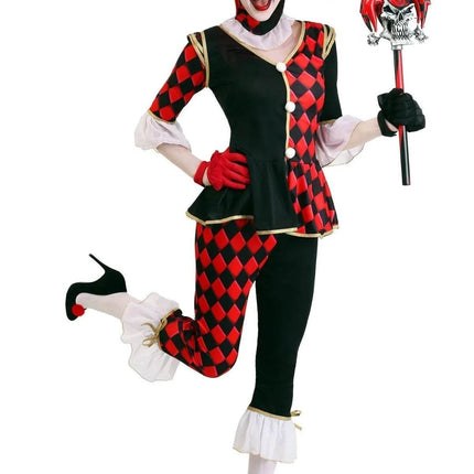 Costumes Plus Men Fashion Medieval Viking Joker Halloween Clown Costume Set - Costume Set - Costumes Plus - Mad Fly Essentials