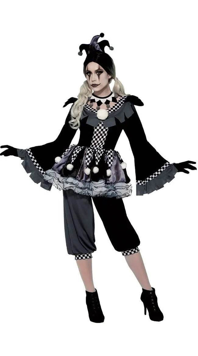 Costumes Plus Men Fashion Medieval Viking Joker Halloween Clown Costume Set - Costume Set - Costumes Plus - Mad Fly Essentials