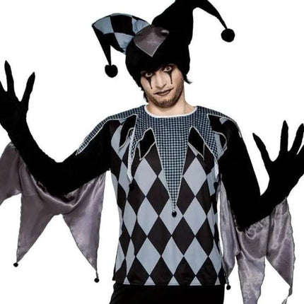 Men Medieval Viking Joker Clown Costume - Mad Fly Essentials