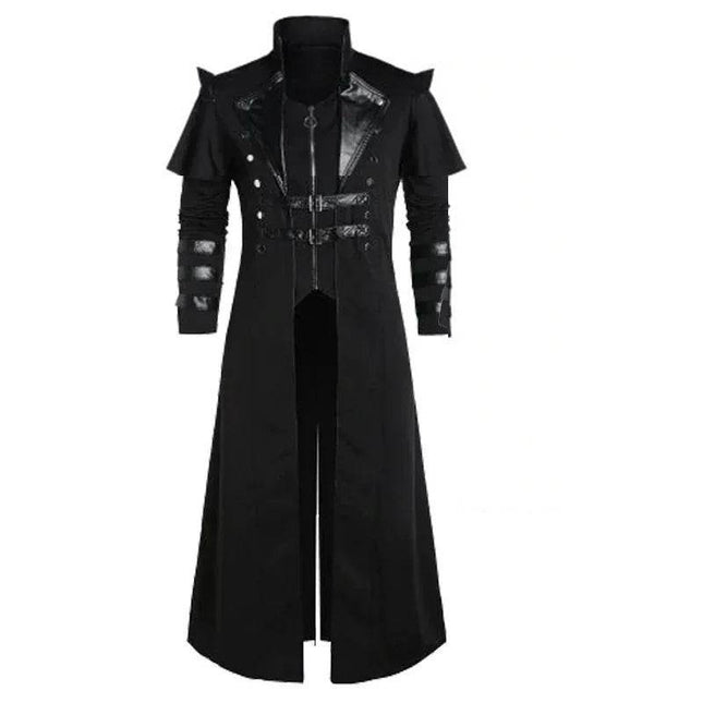 Men Medieval Trench Cloak Costume - Mad Fly Essentials