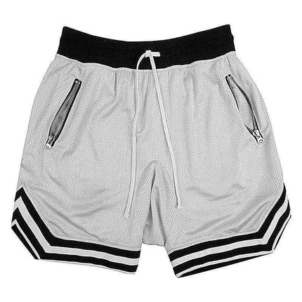 Men Mesh Quick - Dry Basketball Fitness Shorts - Fitness Shorts - Beach Fellow - Mad Fly Essentials