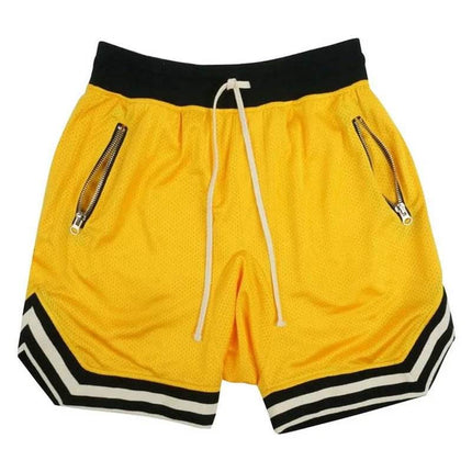 Men Mesh Quick - Dry Basketball Fitness Shorts - Fitness Shorts - Beach Fellow - Mad Fly Essentials