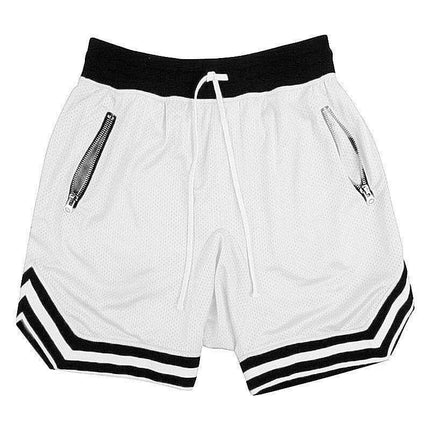 Men Mesh Quick - Dry Basketball Fitness Shorts - Fitness Shorts - Beach Fellow - Mad Fly Essentials