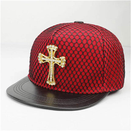 Men Metal Cross Baseball Snapback Hat - Hat - LDSLYJR - Mad Fly Essentials