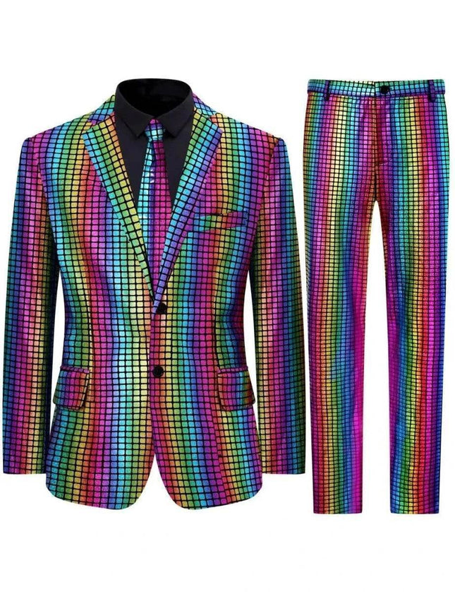Outfit Set Men Metallic Funny Jacket Party Blazer Outfit Set DISFRAZ Mad Fly Essentials