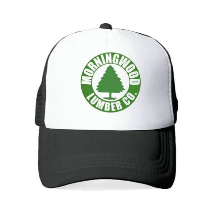 Men Morning Wood Co Funny Trucker Hat - Hat - heatboywade - Mad Fly Essentials