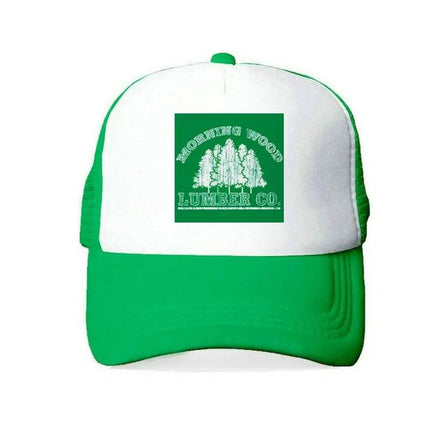 Men Morning Wood Co Funny Trucker Hat - Hat - heatboywade - Mad Fly Essentials