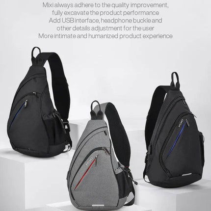 Men Multifunctional Travel Crossbody Bag - Crossbody Bag - MIXI - Mad Fly Essentials