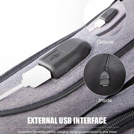 Men Multifunctional Travel Crossbody Bag - Crossbody Bag - MIXI - Mad Fly Essentials