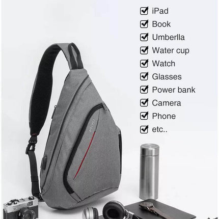 Men Multifunctional Travel Crossbody Bag - Crossbody Bag - MIXI - Mad Fly Essentials