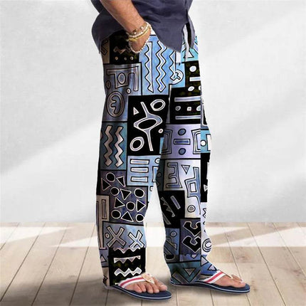 Men Navajo Summer Casual 3D Vacation Wear Pants - Pants - Metaphor - Mad Fly Essentials