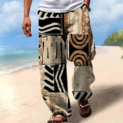 Men Navajo Summer Casual 3D Vacation Wear Pants - Pants - Metaphor - Mad Fly Essentials