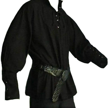 Men Nordic Medieval Pirate Tunic Shirt Costume - Costume - Retro Dress - Mad Fly Essentials