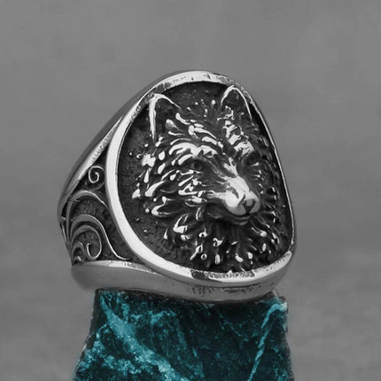 Men Nordic Viking Stainless Steel Rune Ring - Ring - Fongten - Mad Fly Essentials