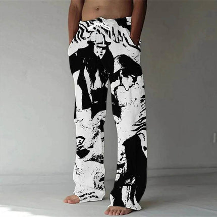 Men Paisley 3D Smart Casual Pants - Pants - Metaphor - Mad Fly Essentials