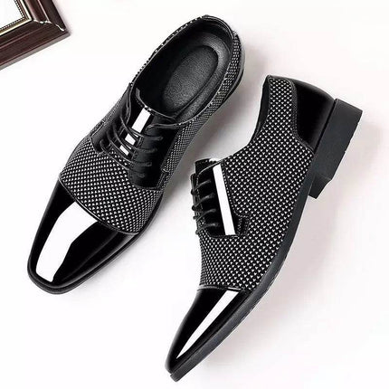 Men Party Formal Black Leather Dress Loafers - Loafers - BC - Mad Fly Essentials