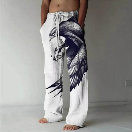 Men Patchwork Smart Casual Pants - Pants - TrendSetter - Mad Fly Essentials