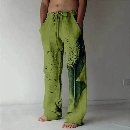 Men Patchwork Smart Casual Pants - Pants - TrendSetter - Mad Fly Essentials