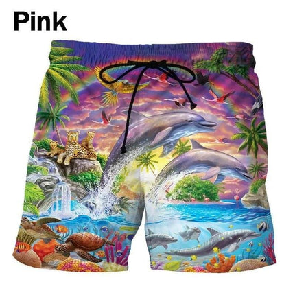 Men Personality Animal 3D Boardshorts - Boardshorts - Beach Fellow - Mad Fly Essentials