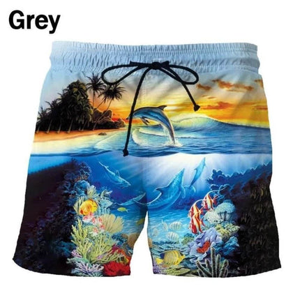 Men Personality Animal 3D Boardshorts - Boardshorts - Beach Fellow - Mad Fly Essentials