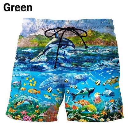 Men Personality Animal 3D Boardshorts - Boardshorts - Beach Fellow - Mad Fly Essentials