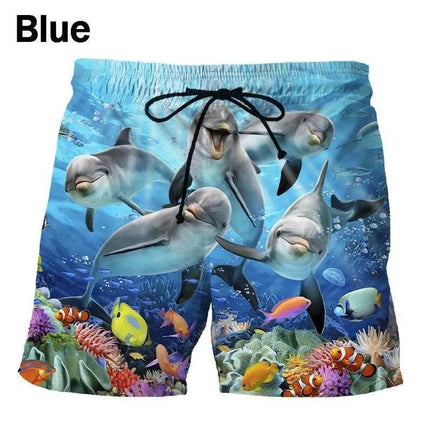 Men Personality Animal 3D Boardshorts - Boardshorts - Beach Fellow - Mad Fly Essentials