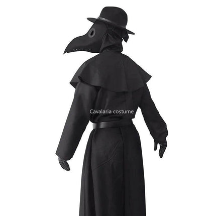 Men Plague Doctor Black Medieval Costume Set - Costume Set - Cavalaria Costumes - Mad Fly Essentials