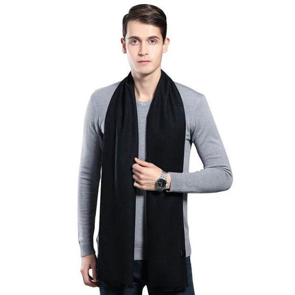 Men Plaid Cashmere Winter Business Casual Scarf - Scarf - Sam Charleston - Mad Fly Essentials