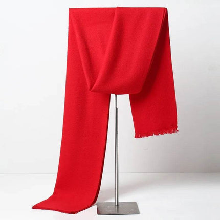 Men Plaid Cashmere Winter Business Casual Scarf - Mad Fly Essentials